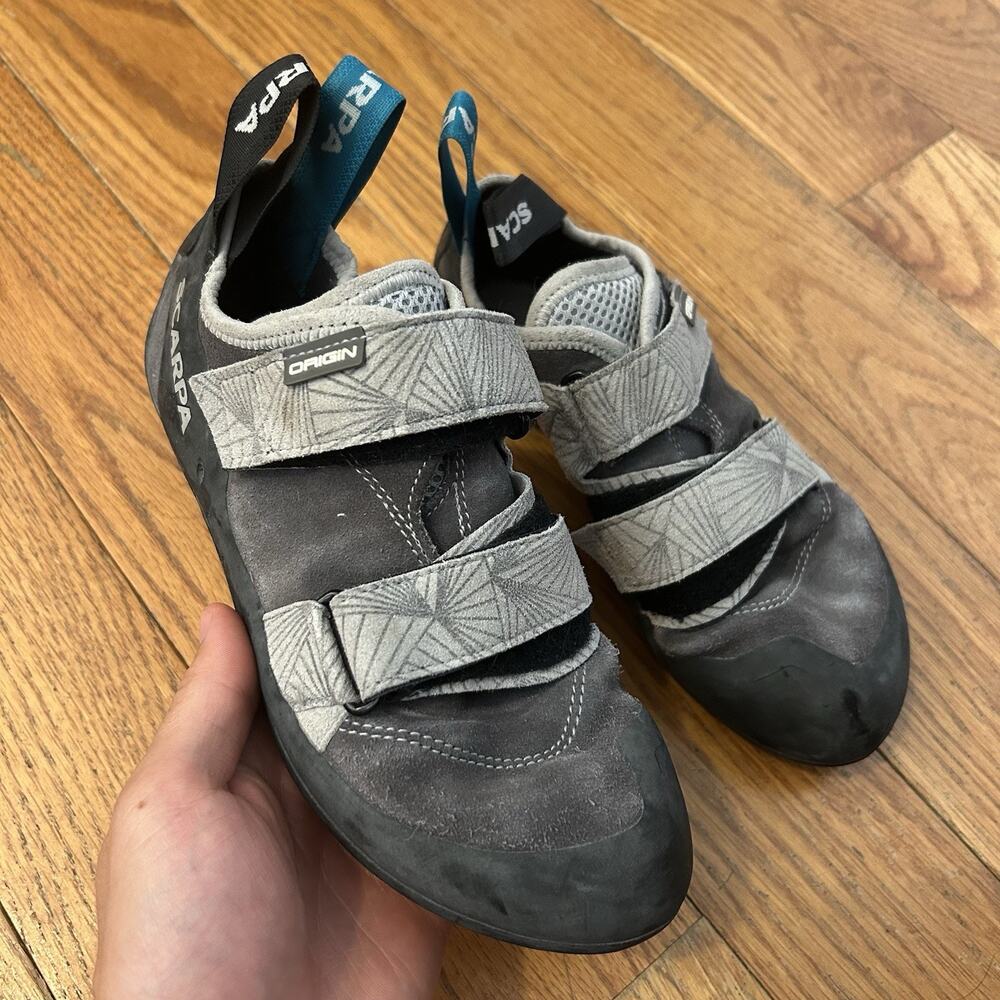 Scarpa Origin Suede Strap Climbing Shoes 39 Men’s 6.5 Womens 7.5
